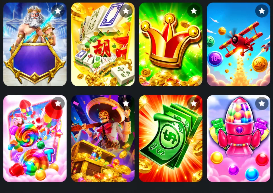 Game Lobby do APP brgame com os jogos mais quentes